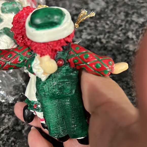 Vintage Raggedy Ann & Andy 1998 ornaments - Picture 9 of 9